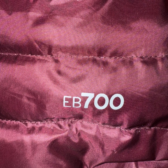 Eddie Bauer Down Coat Burgundy 700 Fill XXL Jacket Puffer - Picture 4 of 6